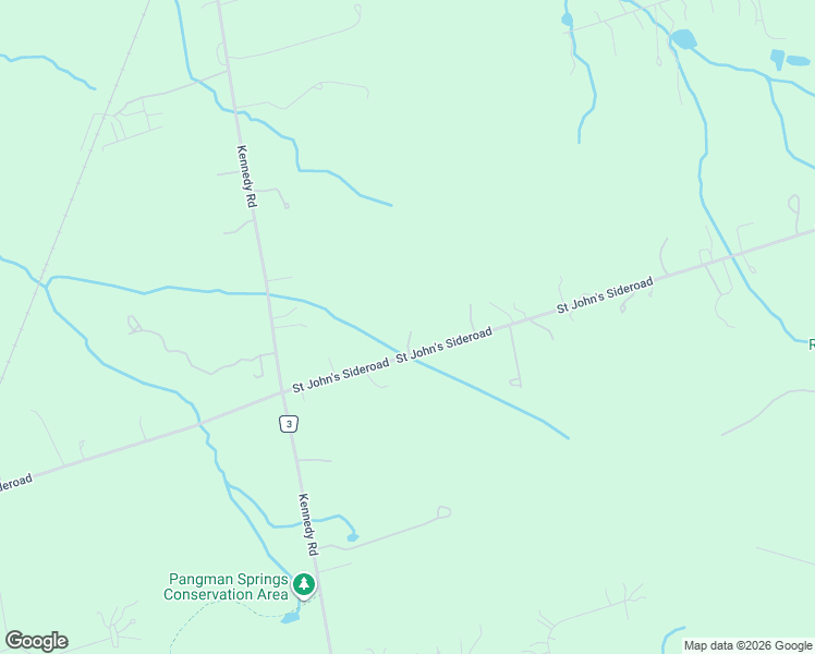 map of restaurants, bars, coffee shops, grocery stores, and more near 3896 Saint John's SideRoad in Newmarket