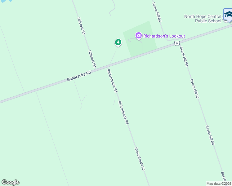 map of restaurants, bars, coffee shops, grocery stores, and more near 7814 Richardson's Road in Campbellcroft