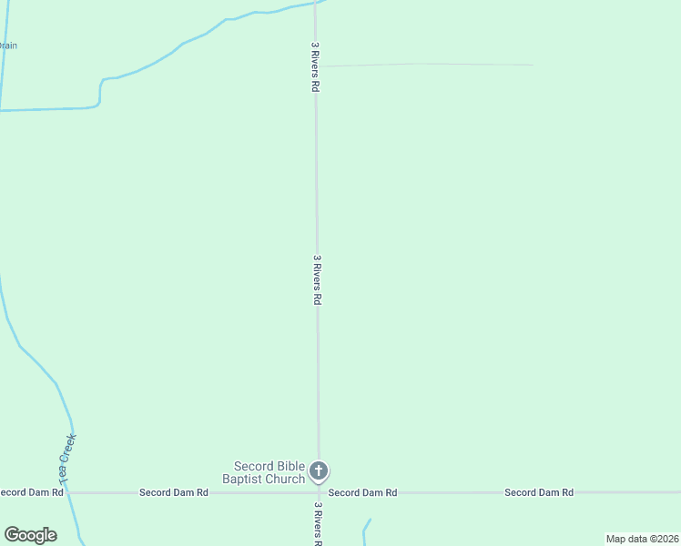 map of restaurants, bars, coffee shops, grocery stores, and more near 2500-3000 3 Rivers Road in Gladwin