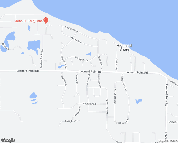 map of restaurants, bars, coffee shops, grocery stores, and more near Leonard Point Road in Oshkosh