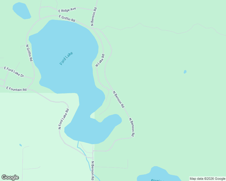 map of restaurants, bars, coffee shops, grocery stores, and more near 5258 North Benson Road in Fountain