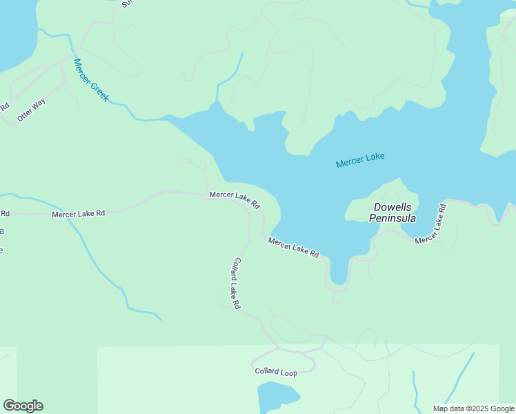 map of restaurants, bars, coffee shops, grocery stores, and more near 5918 Mercer Lake Road in Florence