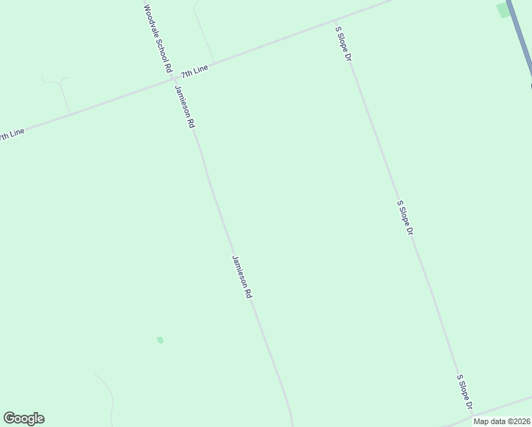 map of restaurants, bars, coffee shops, grocery stores, and more near 6055-6601 Jamieson Road in Campbellcroft