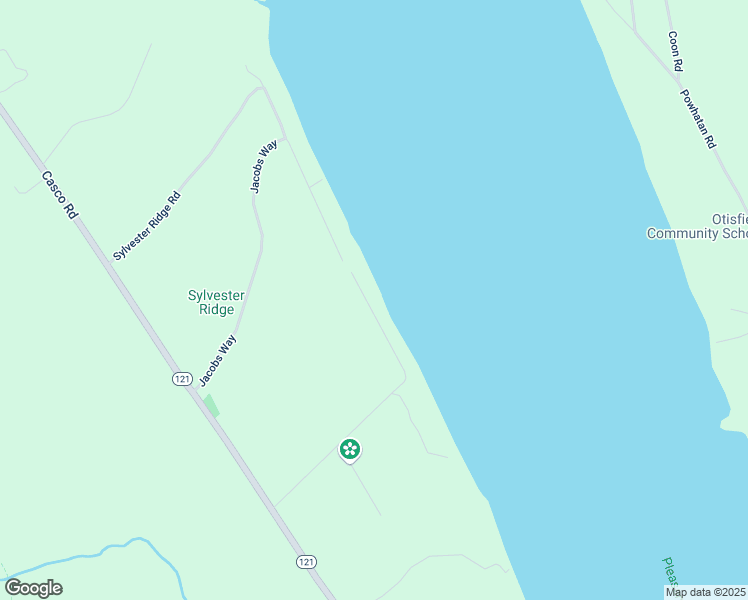 map of restaurants, bars, coffee shops, grocery stores, and more near 117 Camp Nona Road in Otisfield
