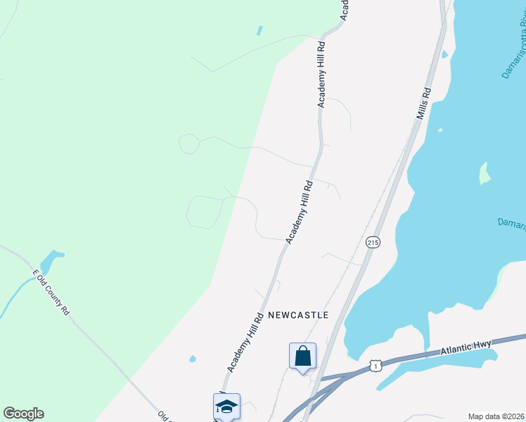 map of restaurants, bars, coffee shops, grocery stores, and more near 35 Timber Lane in Newcastle