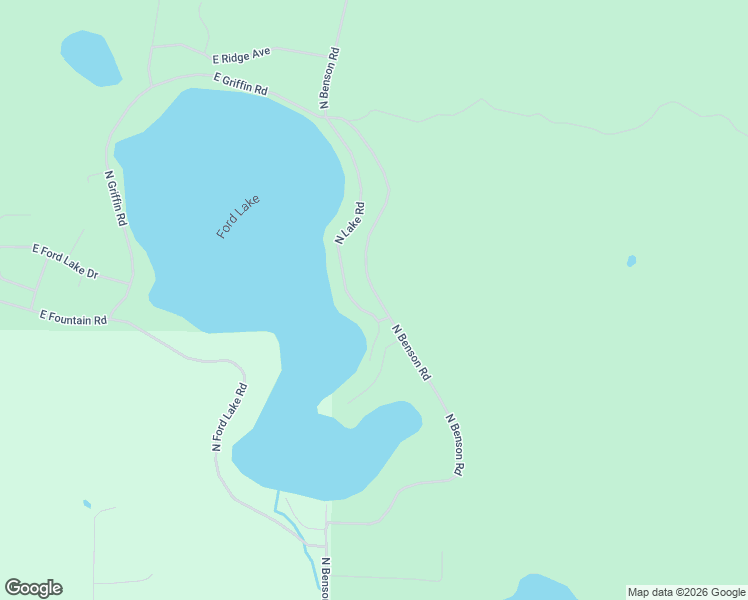map of restaurants, bars, coffee shops, grocery stores, and more near 5303 North Benson Road in Fountain