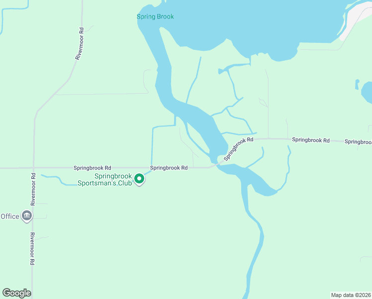 map of restaurants, bars, coffee shops, grocery stores, and more near 4337 Springbrook Lane in Omro