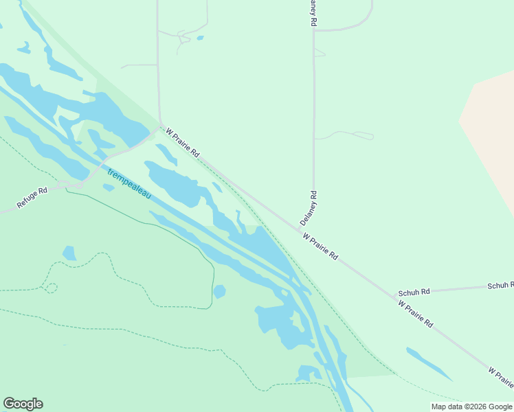 map of restaurants, bars, coffee shops, grocery stores, and more near N14535 West Prairie Road in Trempealeau