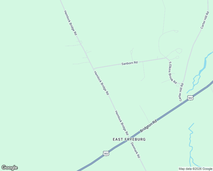 map of restaurants, bars, coffee shops, grocery stores, and more near 63 Hemlock Bridge Road in Fryeburg