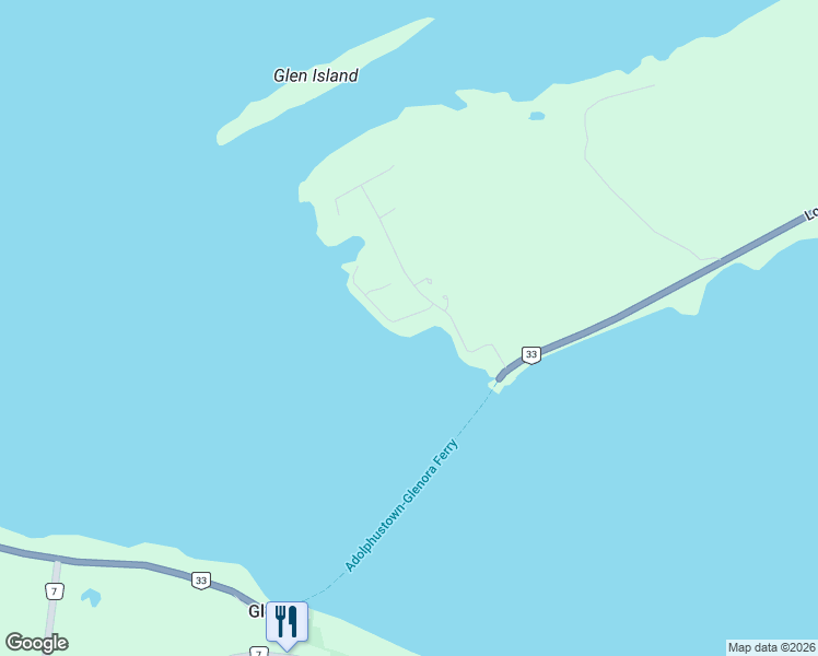 map of restaurants, bars, coffee shops, grocery stores, and more near 26 Quinte View Road in Greater Napanee