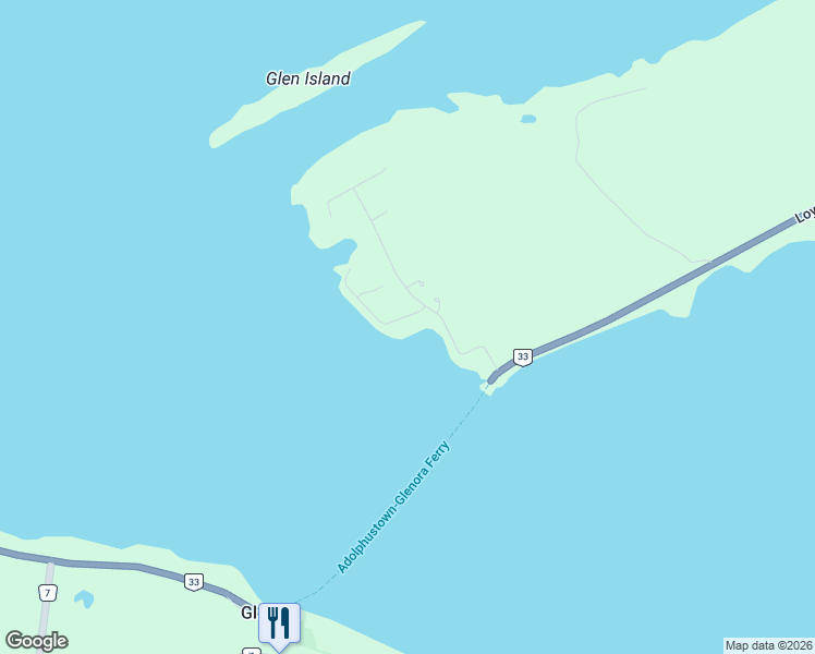 map of restaurants, bars, coffee shops, grocery stores, and more near 26 Quinte View Road in Greater Napanee