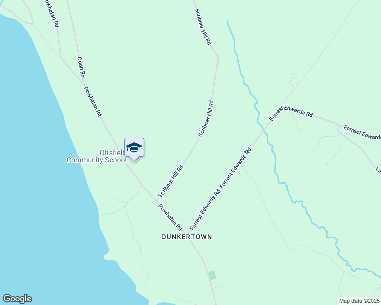 map of restaurants, bars, coffee shops, grocery stores, and more near 723 Scribner Hill Road in Otisfield