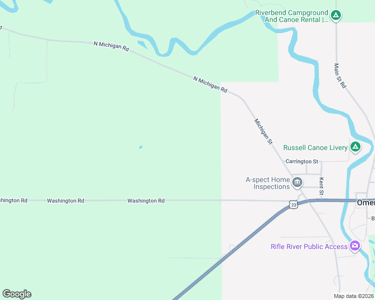 map of restaurants, bars, coffee shops, grocery stores, and more near in Omer