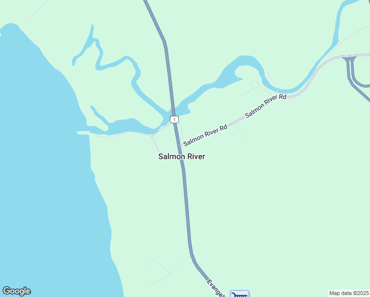 map of restaurants, bars, coffee shops, grocery stores, and more near 4901 Nova Scotia Trunk 1 in Salmon River