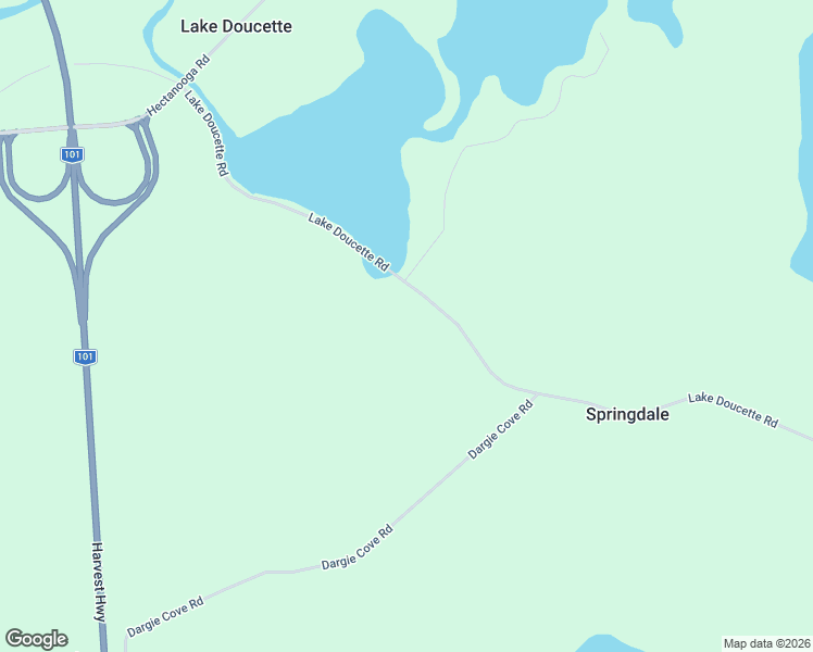 map of restaurants, bars, coffee shops, grocery stores, and more near Lake Doucette Road in South Ohio