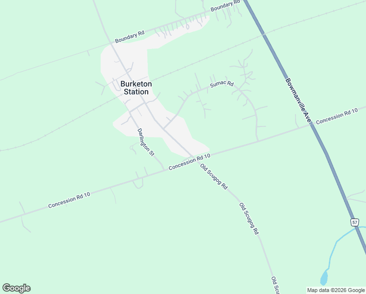 map of restaurants, bars, coffee shops, grocery stores, and more near 10049 Old Scugog Road in Blackstock