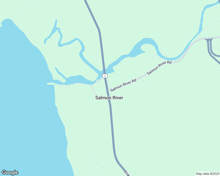 map of restaurants, bars, coffee shops, grocery stores, and more near 4901 Nova Scotia Trunk 1 in Salmon River