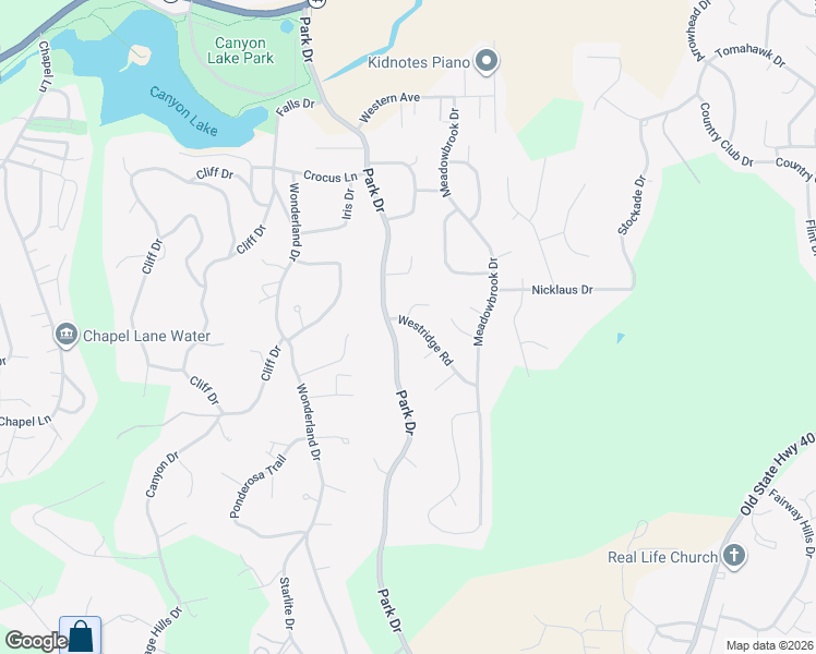 map of restaurants, bars, coffee shops, grocery stores, and more near 3703 Westridge Road in Rapid City