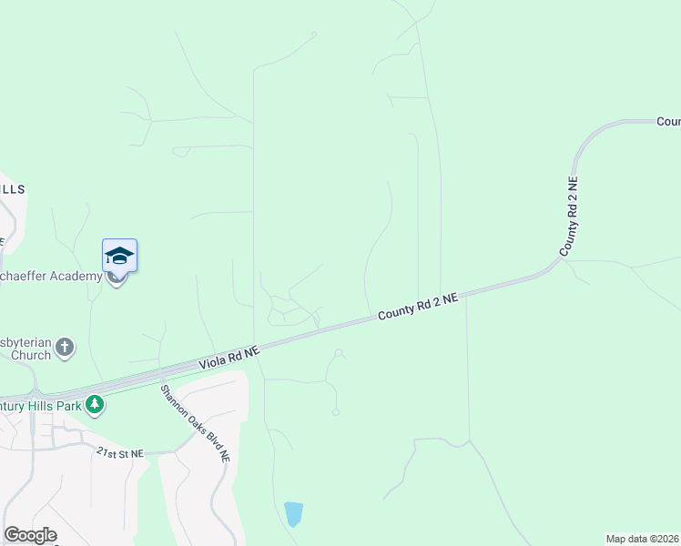 map of restaurants, bars, coffee shops, grocery stores, and more near 2804 Serenity Lane Northeast in Rochester
