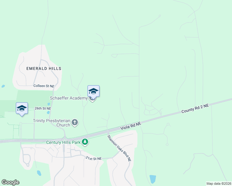 map of restaurants, bars, coffee shops, grocery stores, and more near 2709 Oslo Court Northeast in Rochester