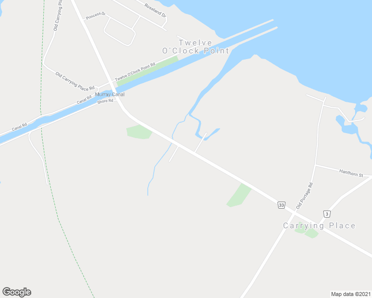 map of restaurants, bars, coffee shops, grocery stores, and more near 21936 Loyalist Parkway in Carrying Place