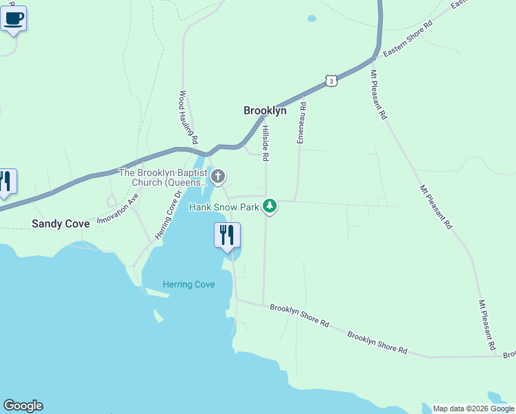 map of restaurants, bars, coffee shops, grocery stores, and more near 15 Dexter Avenue in Brooklyn