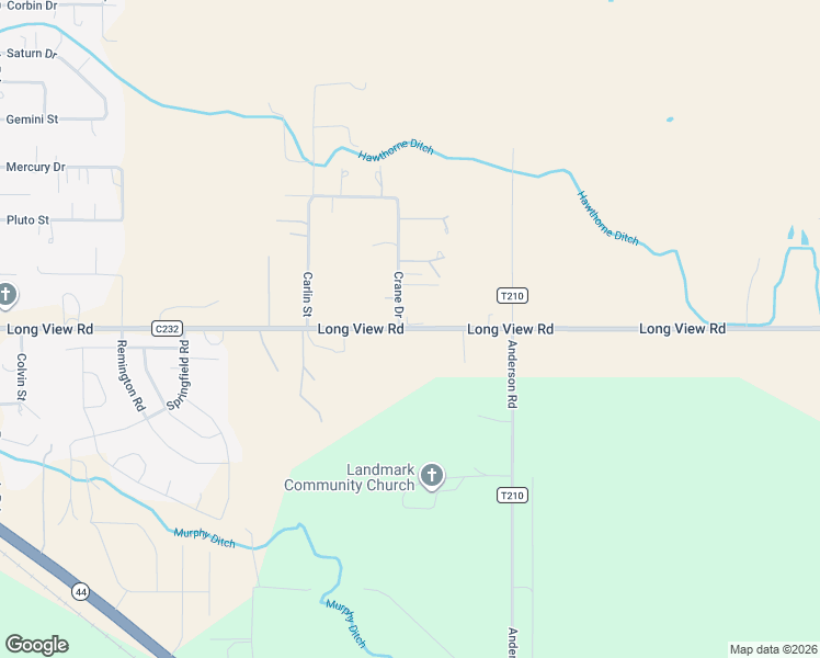 map of restaurants, bars, coffee shops, grocery stores, and more near County Road C232 in Rapid City
