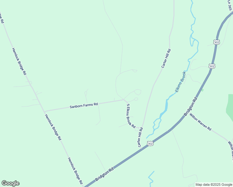 map of restaurants, bars, coffee shops, grocery stores, and more near 41 North Elkins Brook Road in Fryeburg