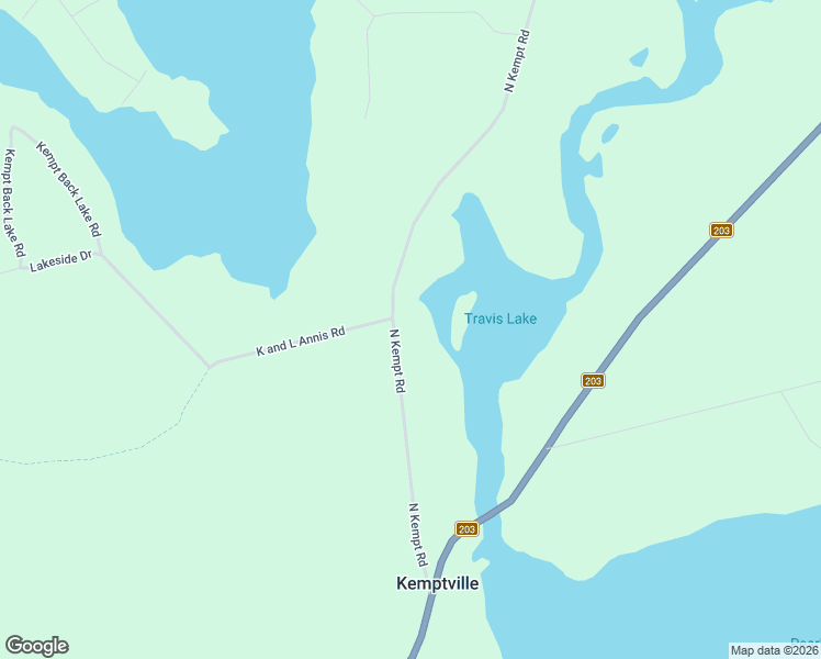 map of restaurants, bars, coffee shops, grocery stores, and more near 154 N Kemptville Rd in Kemptville