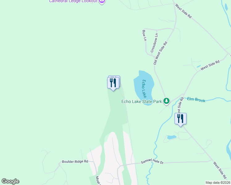 map of restaurants, bars, coffee shops, grocery stores, and more near 92 Fairway Drive in Hales Location