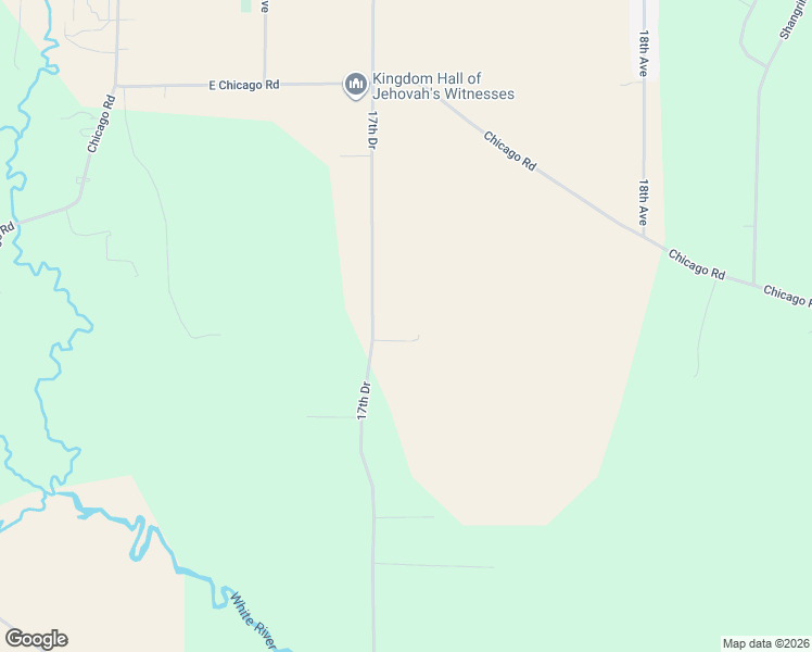 map of restaurants, bars, coffee shops, grocery stores, and more near N2106 17th Drive in Wautoma