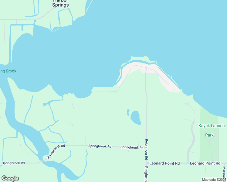 map of restaurants, bars, coffee shops, grocery stores, and more near 5640 Reighmoor Road in Omro