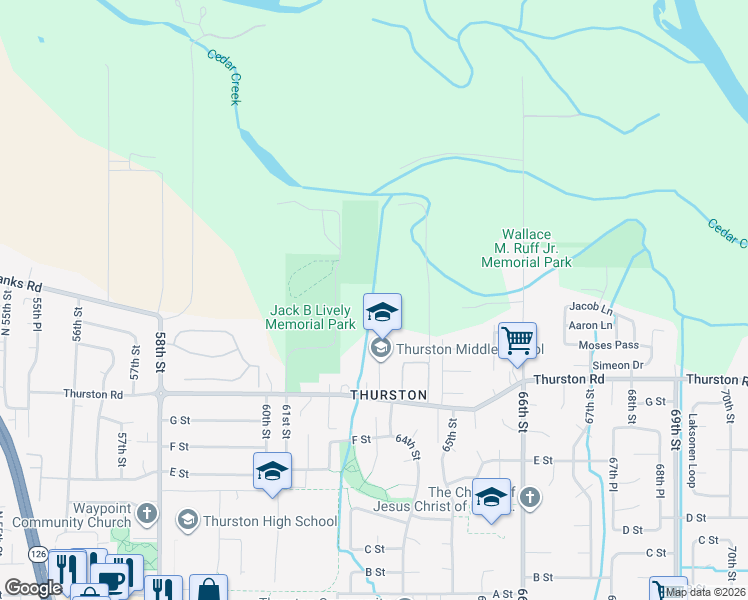 map of restaurants, bars, coffee shops, grocery stores, and more near in Springfield