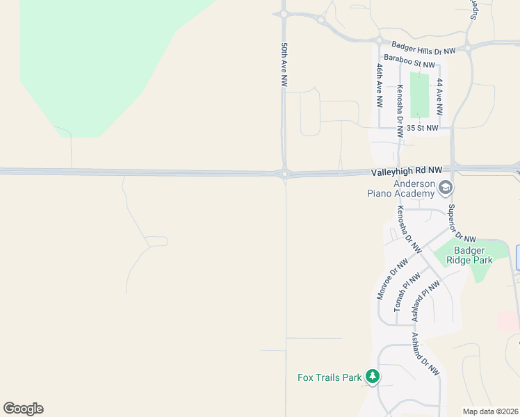 map of restaurants, bars, coffee shops, grocery stores, and more near 5000-5608 Valleyhigh Rd NW in Rochester