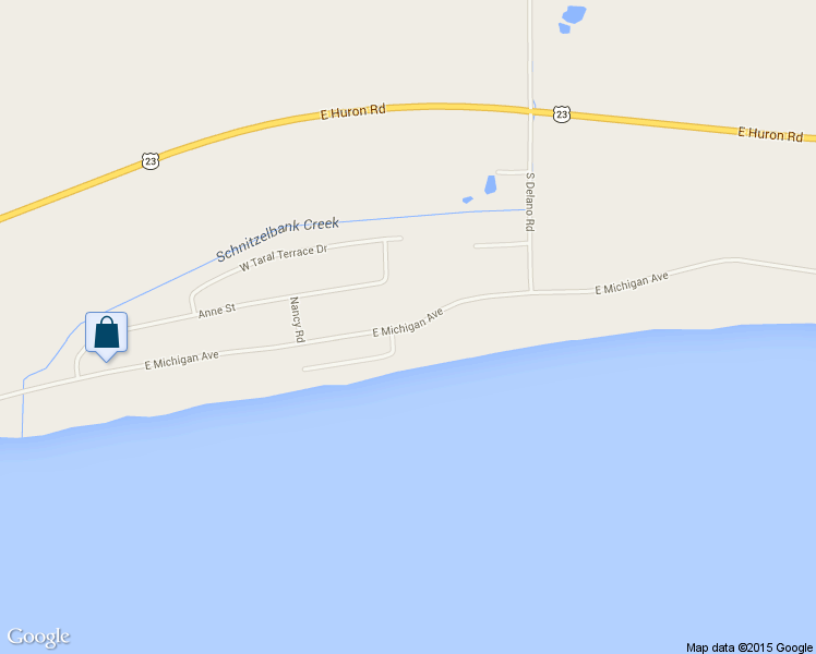 map of restaurants, bars, coffee shops, grocery stores, and more near 4494 East Michigan Avenue in Au Gres