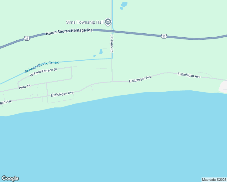 map of restaurants, bars, coffee shops, grocery stores, and more near 4494 East Michigan Avenue in Au Gres