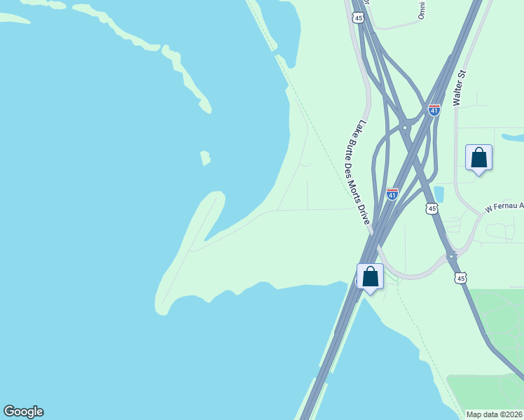 map of restaurants, bars, coffee shops, grocery stores, and more near 2214 Westwind Road in Oshkosh