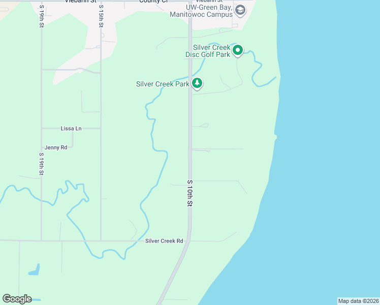 map of restaurants, bars, coffee shops, grocery stores, and more near 3407 South 10th Street in Manitowoc