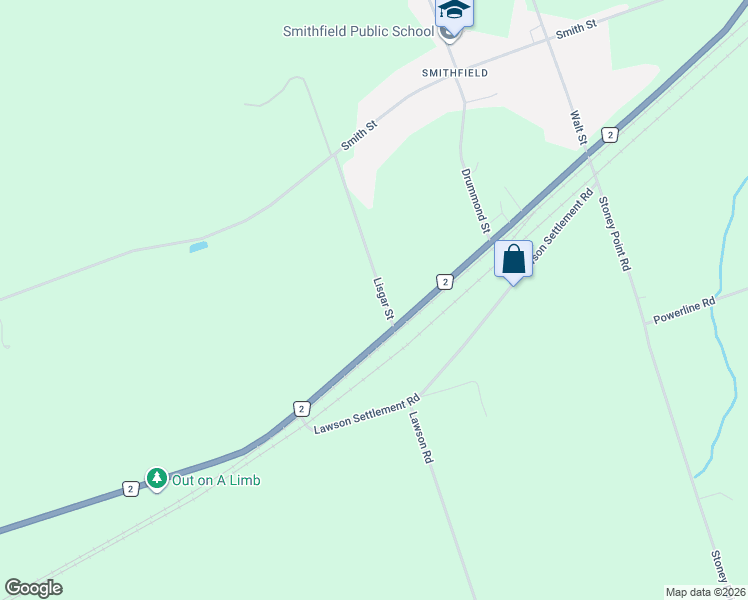 map of restaurants, bars, coffee shops, grocery stores, and more near 122 Lisgar Street in Brighton