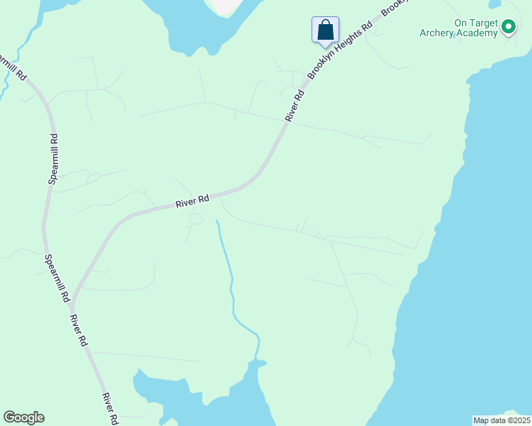 map of restaurants, bars, coffee shops, grocery stores, and more near 36 McCarter Point Road in Cushing
