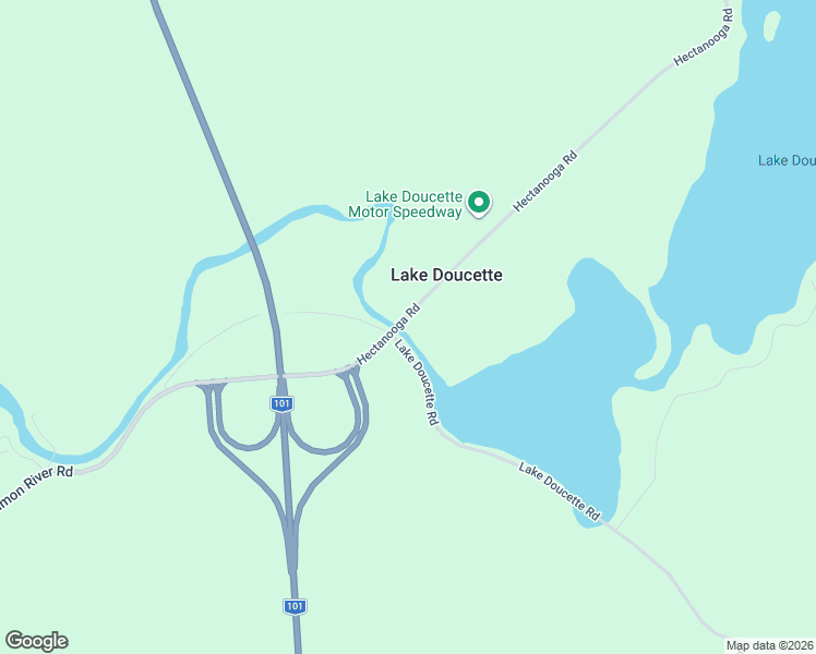 map of restaurants, bars, coffee shops, grocery stores, and more near in Lake Doucette