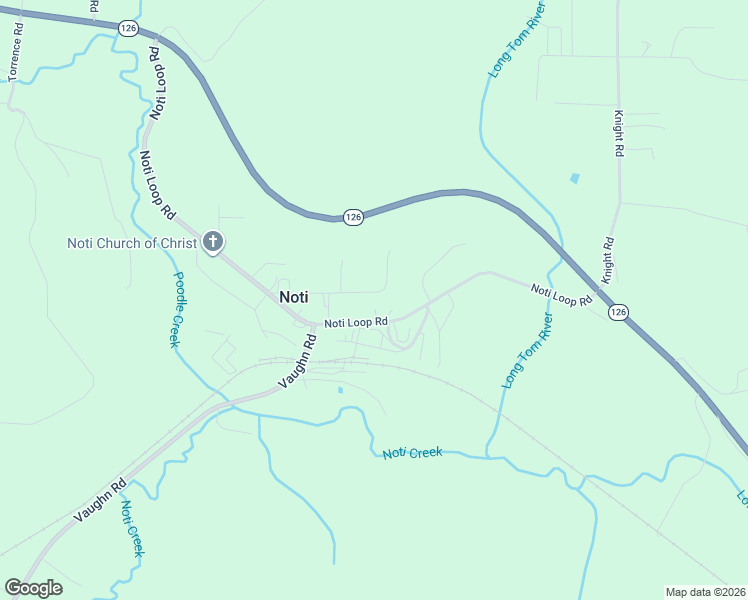 map of restaurants, bars, coffee shops, grocery stores, and more near 22597 Fir Street in Veneta