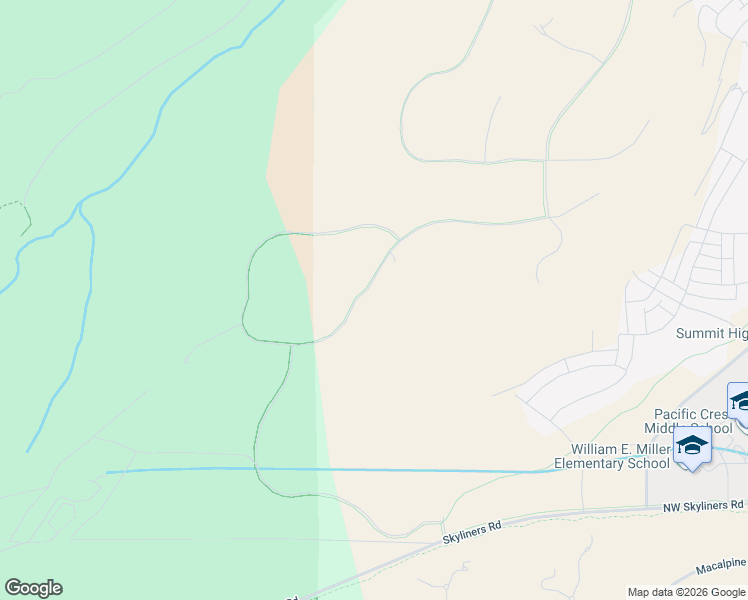map of restaurants, bars, coffee shops, grocery stores, and more near 18838 Ridgeline Drive in Bend