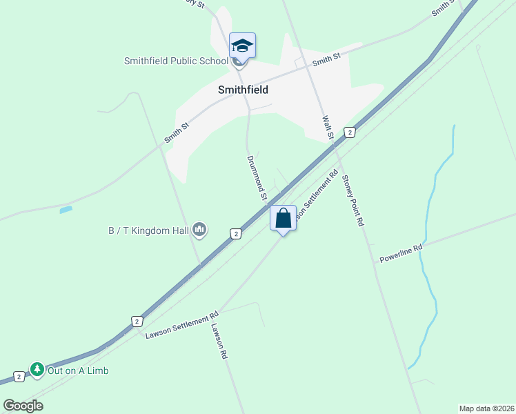 map of restaurants, bars, coffee shops, grocery stores, and more near 112 Drummond Street in Brighton