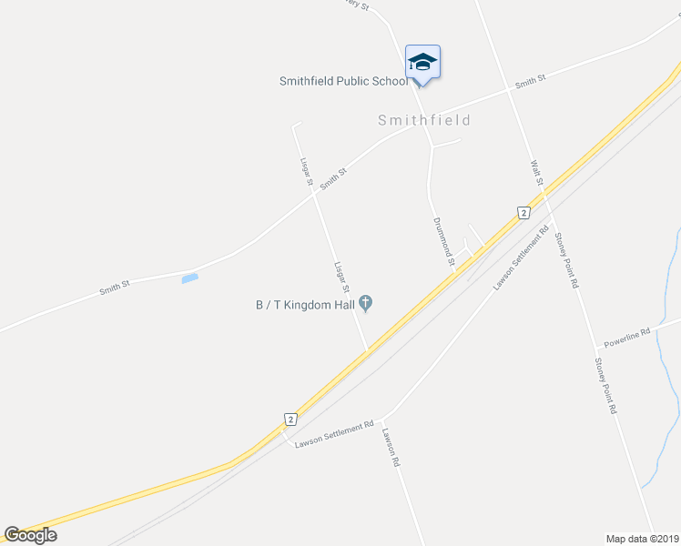 map of restaurants, bars, coffee shops, grocery stores, and more near Lisgar Street in Brighton