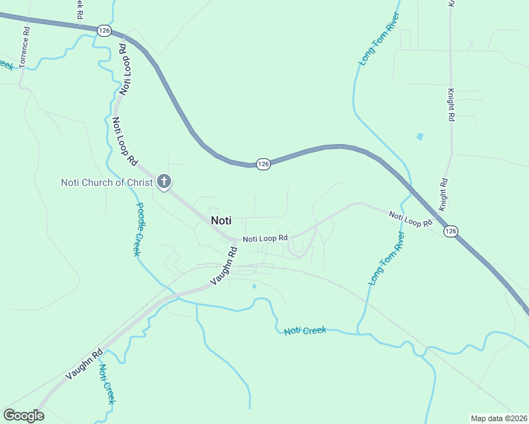 map of restaurants, bars, coffee shops, grocery stores, and more near 22597 Fir Street in Veneta