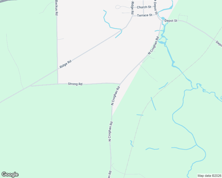 map of restaurants, bars, coffee shops, grocery stores, and more near 27029 N Croghan Rd in Natural Bridge