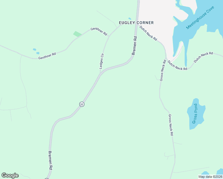map of restaurants, bars, coffee shops, grocery stores, and more near 1498 Bremen Road in Waldoboro
