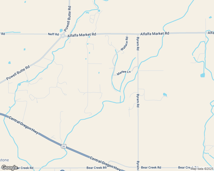 map of restaurants, bars, coffee shops, grocery stores, and more near 62255 Wallace Road in Bend