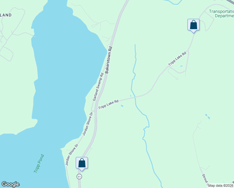 map of restaurants, bars, coffee shops, grocery stores, and more near 137 Tripp Lake Road in Poland
